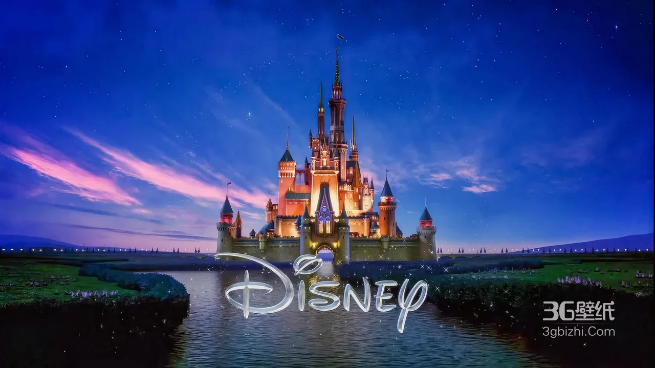 迪士尼城堡·唯美梦幻风·迪士尼高清宽屏桌面背景1