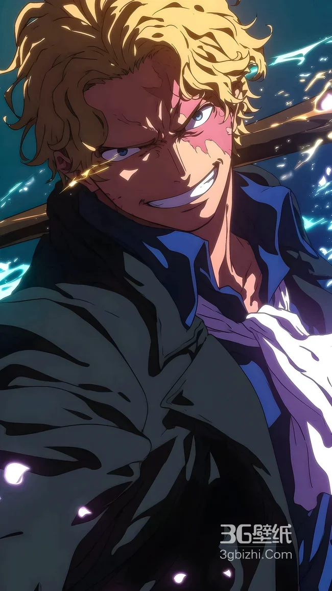 萨博·战意昂扬 海贼王热血动漫风手机壁纸（高热度：海贼王角色壁纸）1