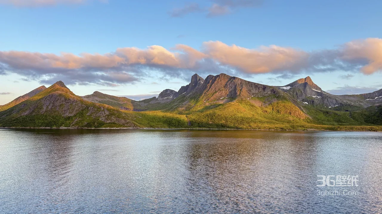 挪威峡湾山湖盛景·唯美写实 自然风景桌面背景1