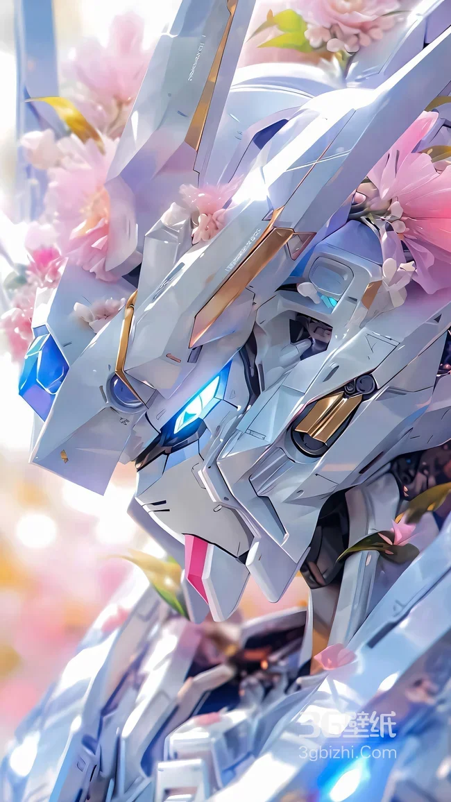 机甲高达·唯美科幻风 机动战士高达春日花漾机甲热门壁纸1