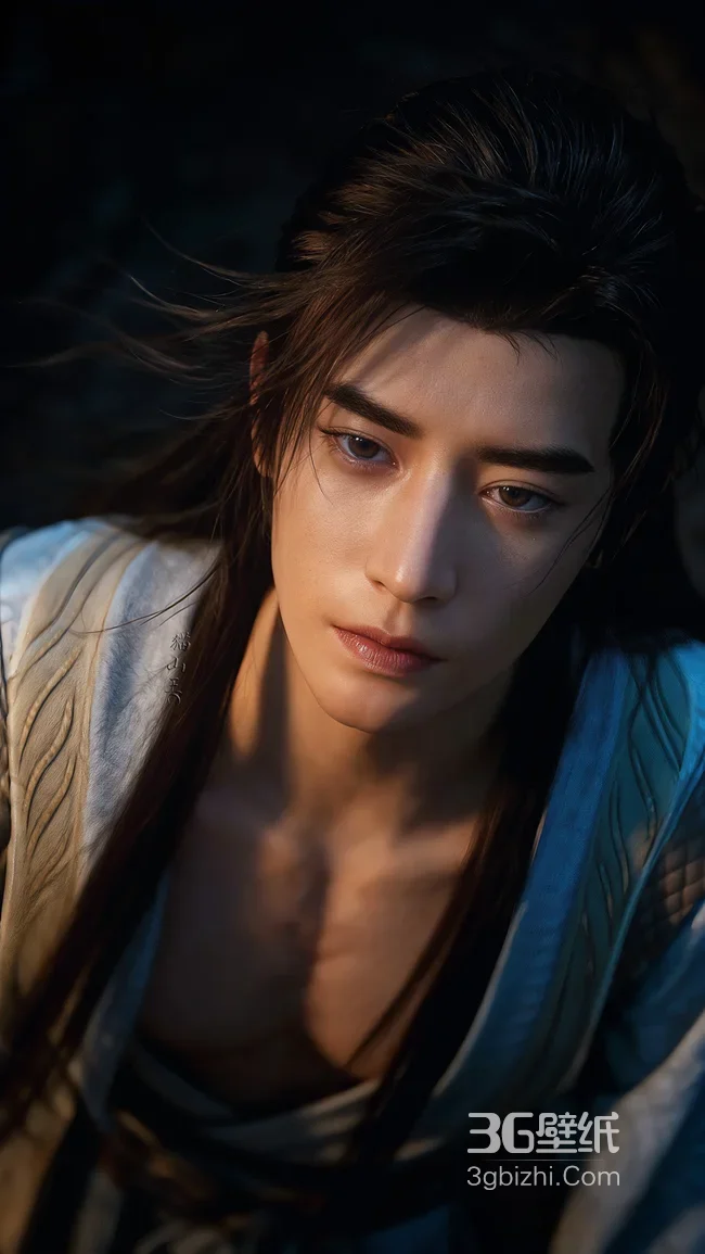 《凡人修仙传》韩立·飘逸长发 国风写实风 超高清手机壁纸1