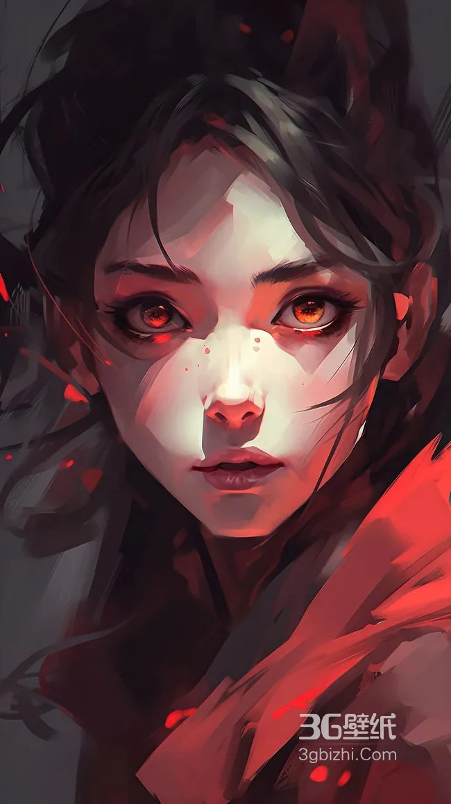 暗黑写实风红黑人物 热门手机壁纸推荐