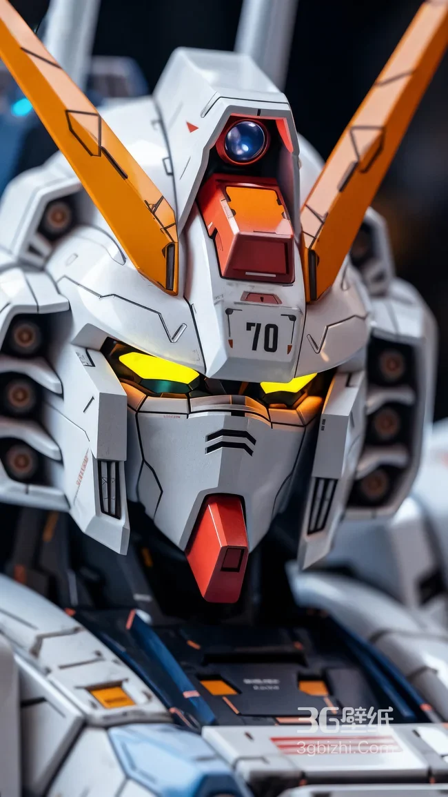 高达机甲头部·机械写实·机动战士高达 热门机甲手机壁纸1
