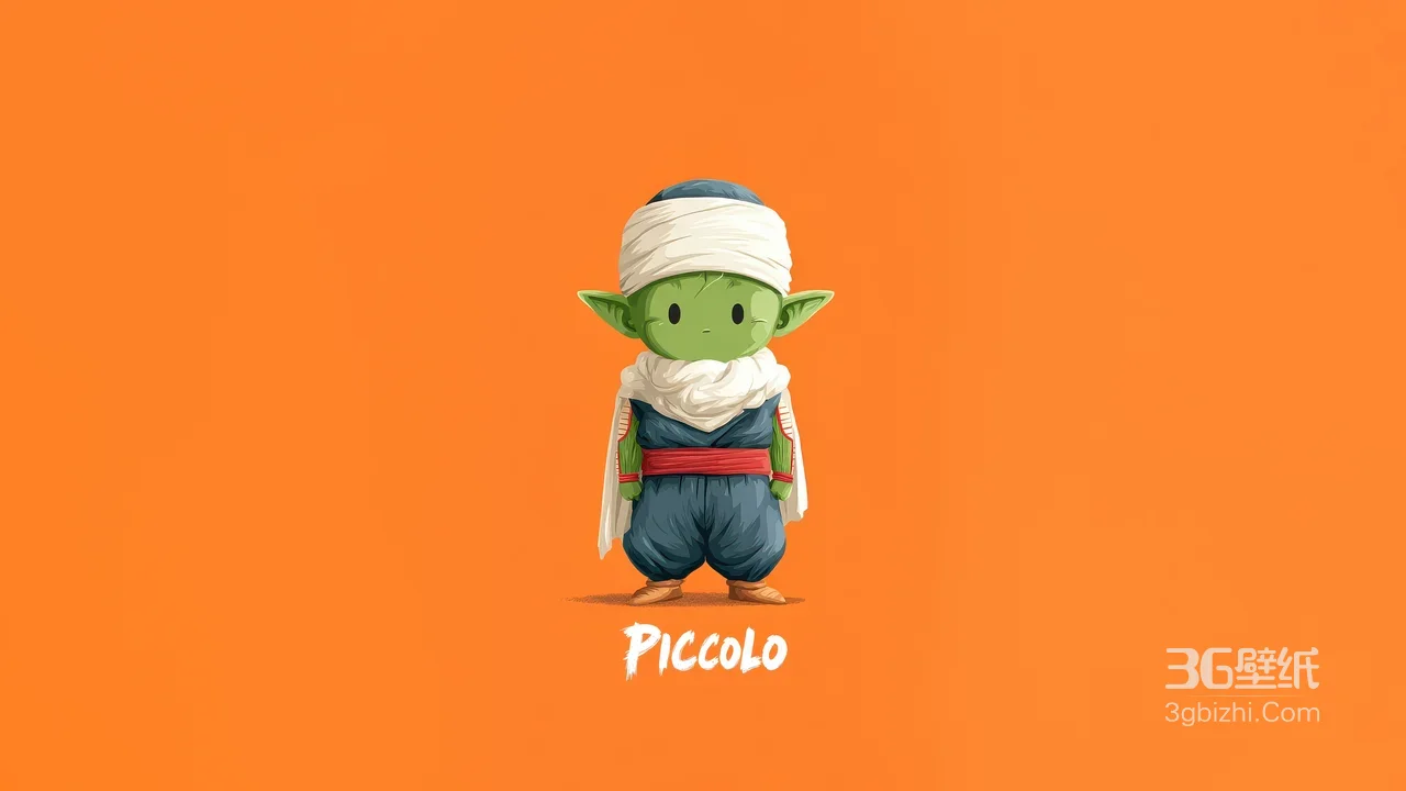 比克·Q版萌系造型 龙珠动漫卡通风格 超萌角色壁纸1