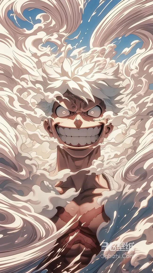 蒙奇·D·路飞·尼卡形态 热血动漫风《海贼王》手机壁纸（高燃）1