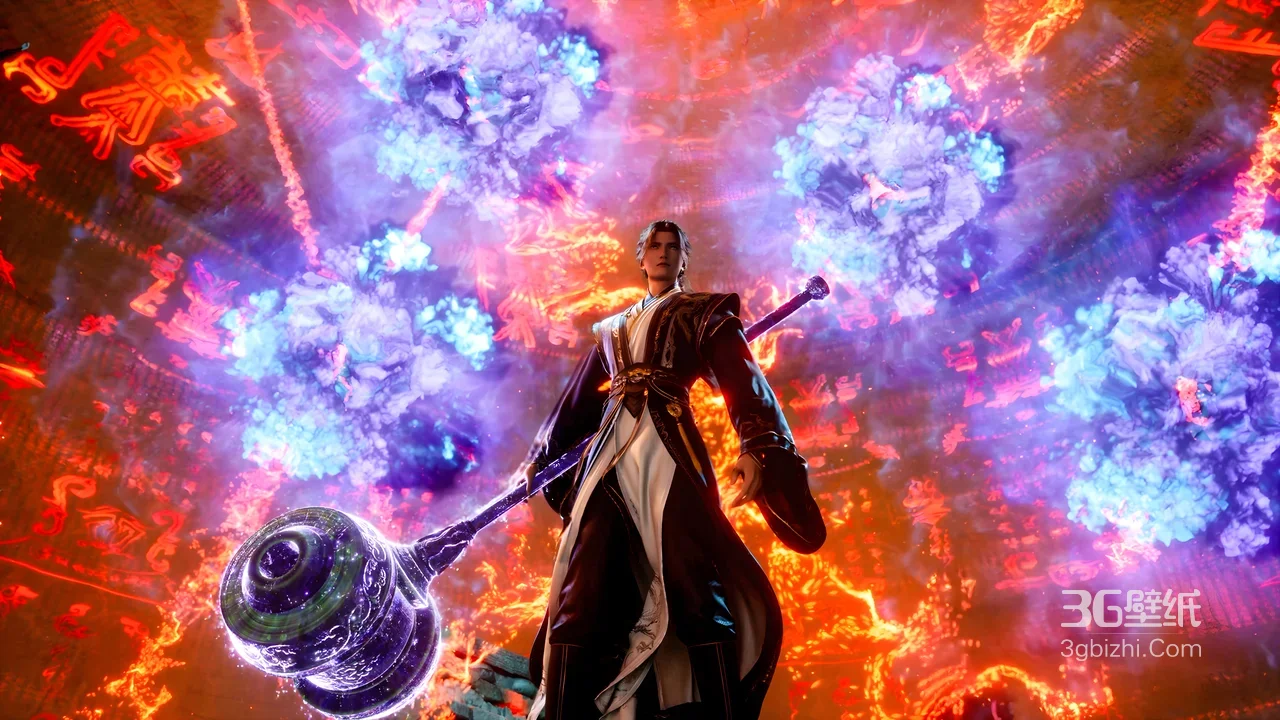 叶凡·万物母气鼎现世 国风国漫《遮天》热血战斗特效场景1