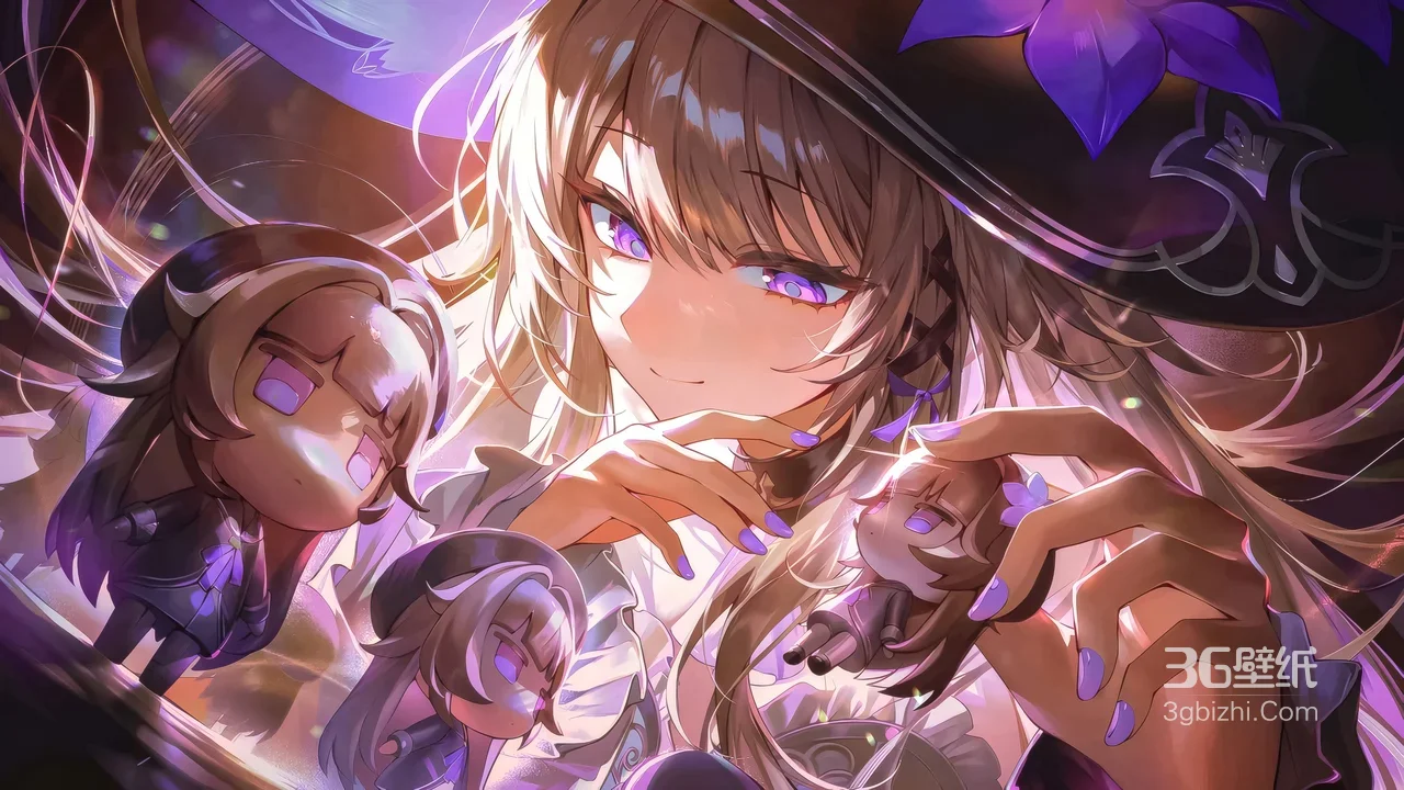 莫娜·星象玩偶师 二次元唯美插画 原神高清插画1