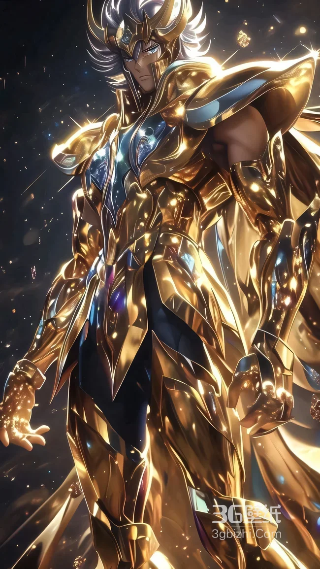 黄金圣斗士·圣衣闪耀 二次元热血圣斗士星矢壁纸1