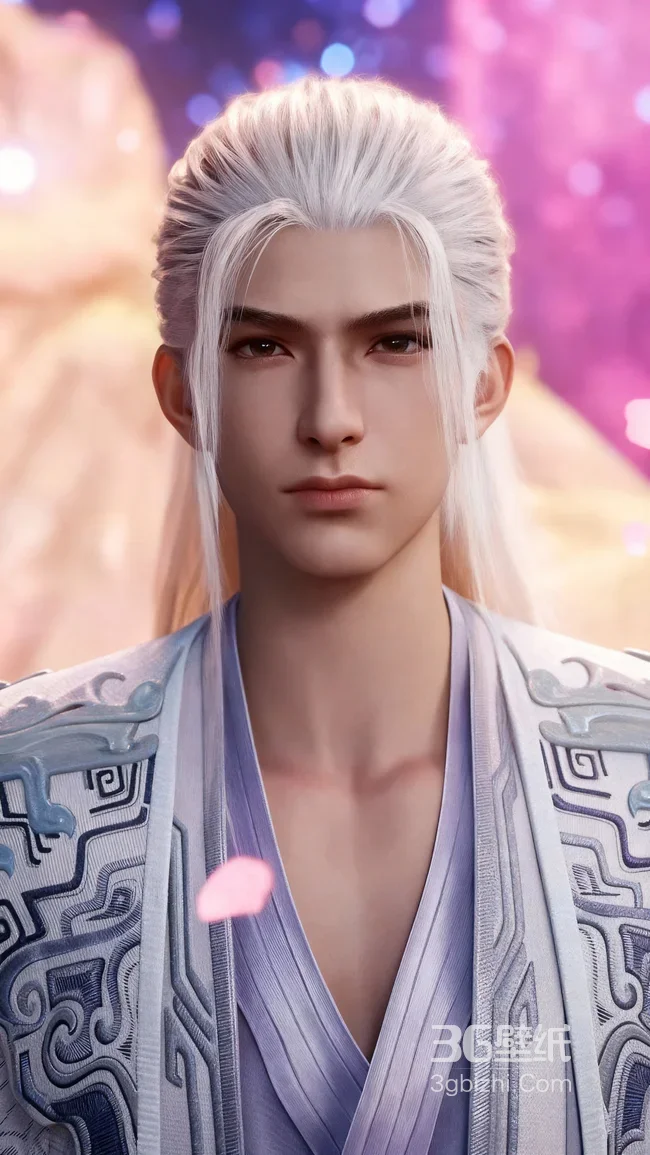 银发古风帅哥·姜太虚·国风国漫唯美风 古风仙侠壁纸1