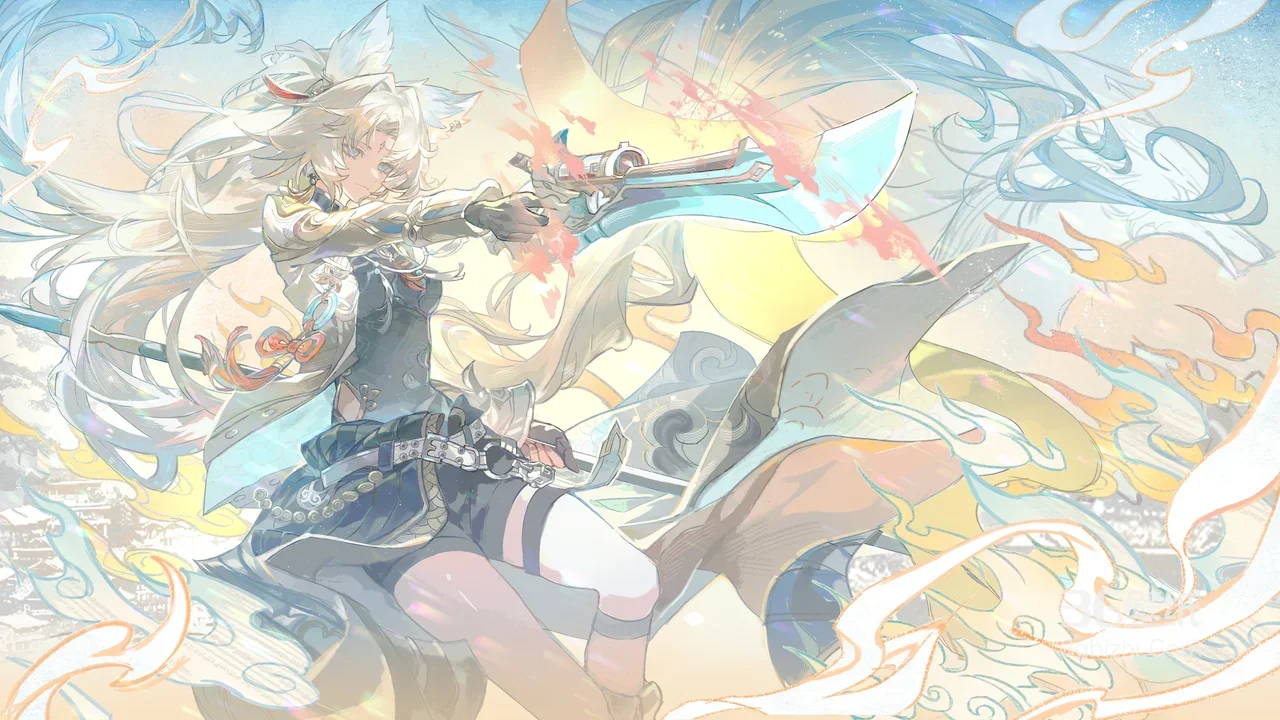 《崩坏：星穹铁道》狐耳战姬·剑火交织 唯美国风二次元角色 高热度国风角色1