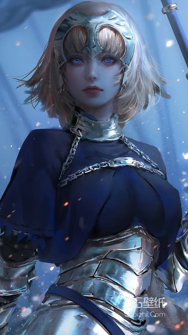 贞德·铠甲锁链造型 写实唯美风 Fate系列二次元角色壁纸1