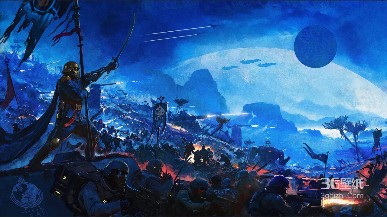 战锤40K星界军星际战场·科幻暗黑风 热血激战场景1