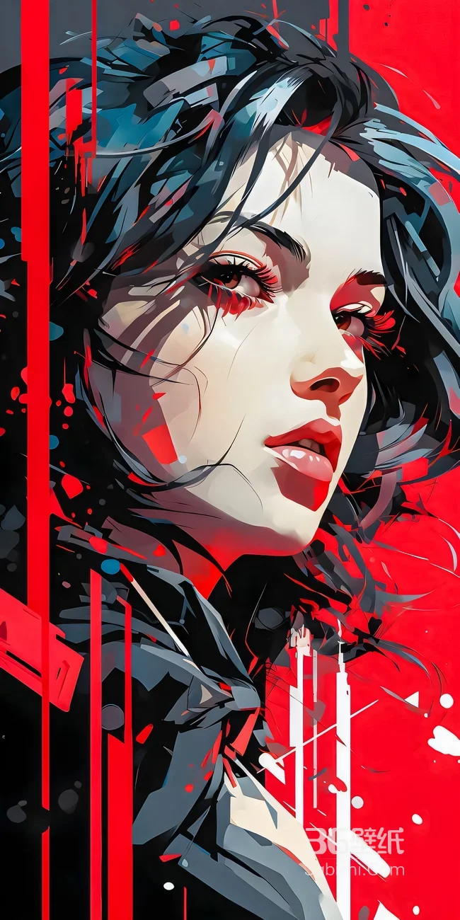 暗黑酷感人物·抽象艺术潮流风 超火手机竖屏壁纸1