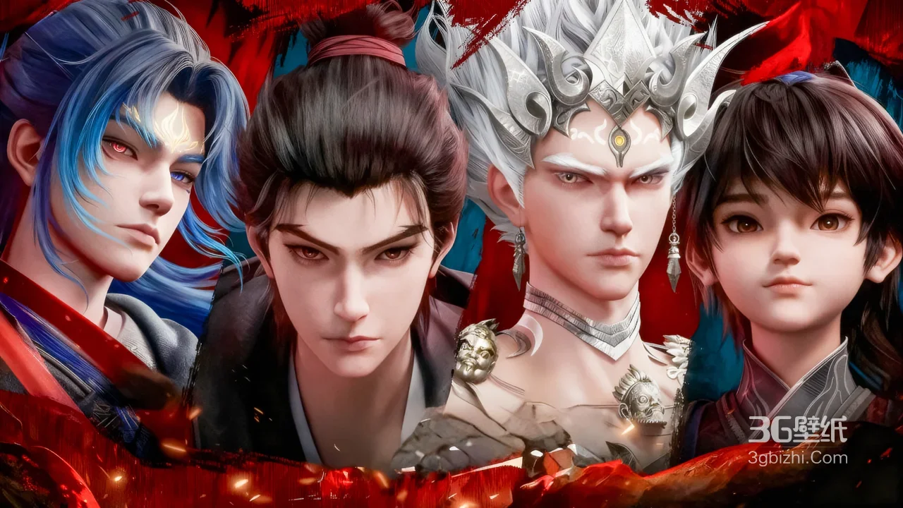 国漫《沧元图》孟川各个阶段群像 国风玄幻风格壁纸1