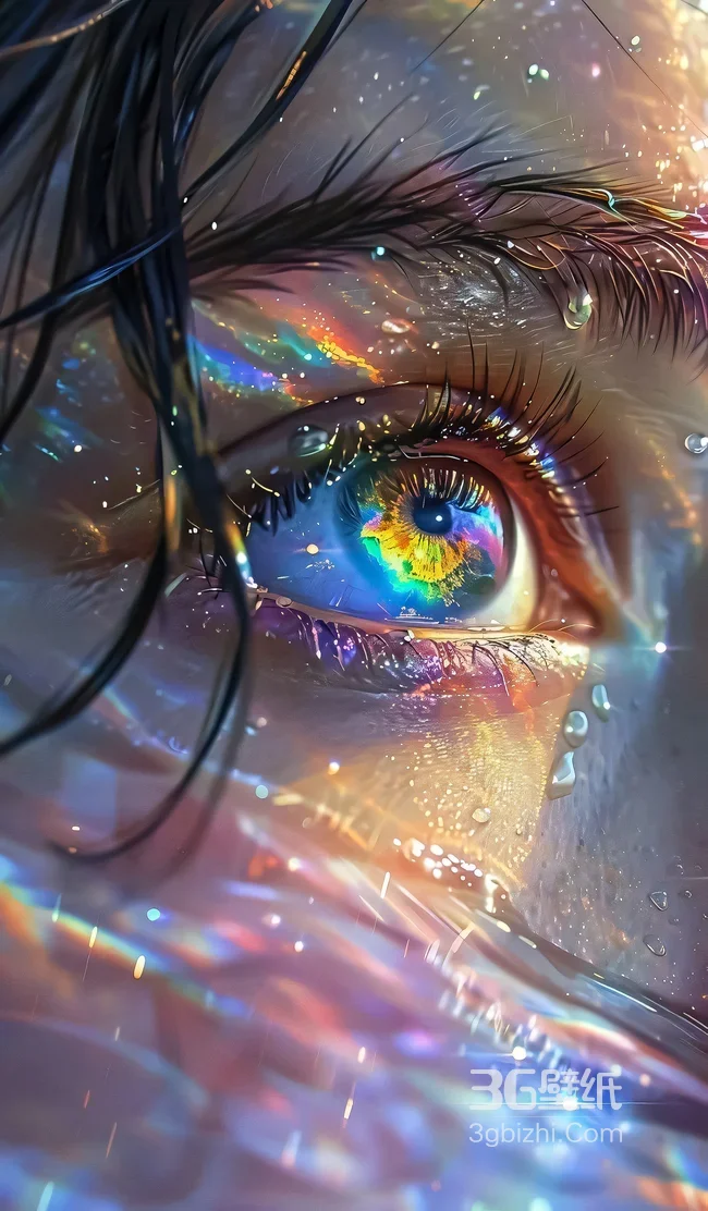 炫彩眼眸·梦幻写实风 超火炫彩手机壁纸1