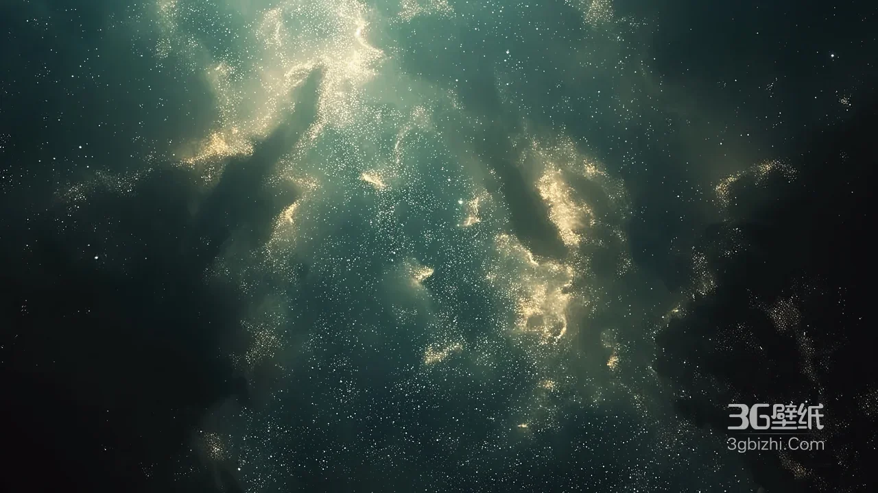 星空云海·鎏金梦幻宇宙 高质感电脑桌面背景1