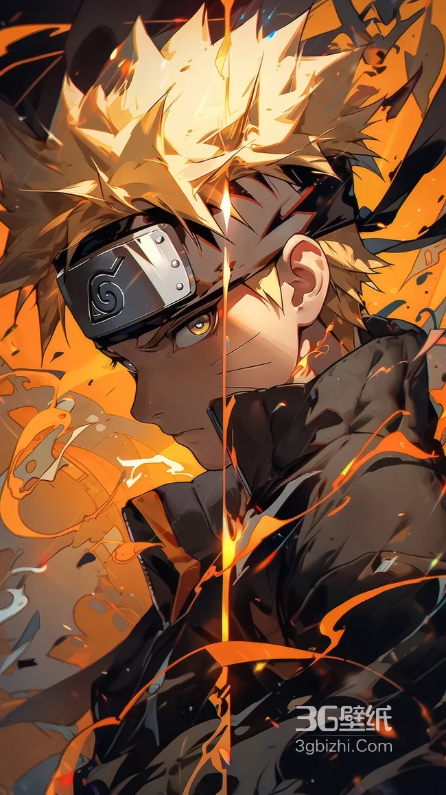 漩涡鸣人·查克拉火焰 二次元热血风 火影忍者超燃壁纸（超燃火影忍者壁纸）1