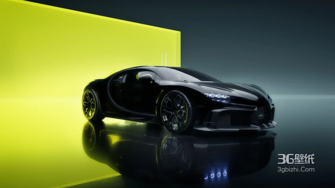 布加迪超跑·暗黑科技风·奢华汽车超跑电脑壁纸1