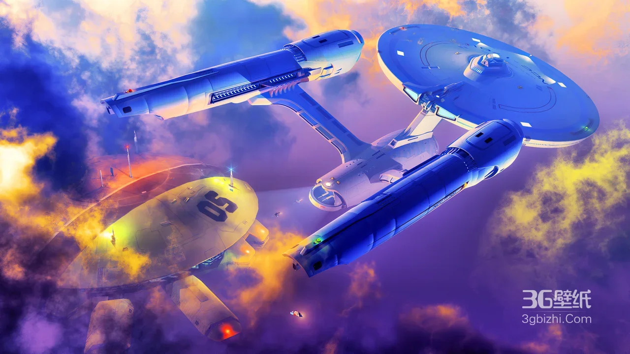 星际迷航星舰·梦幻科幻风·影视宇宙航行壁纸（高热度：星际迷航星舰壁纸）1