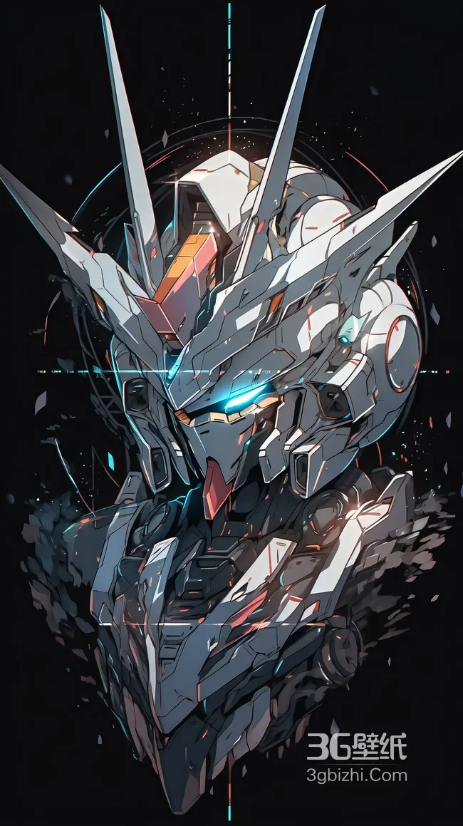 高达系机甲头部·暗黑科幻风 未来机械感高人气机甲壁纸1