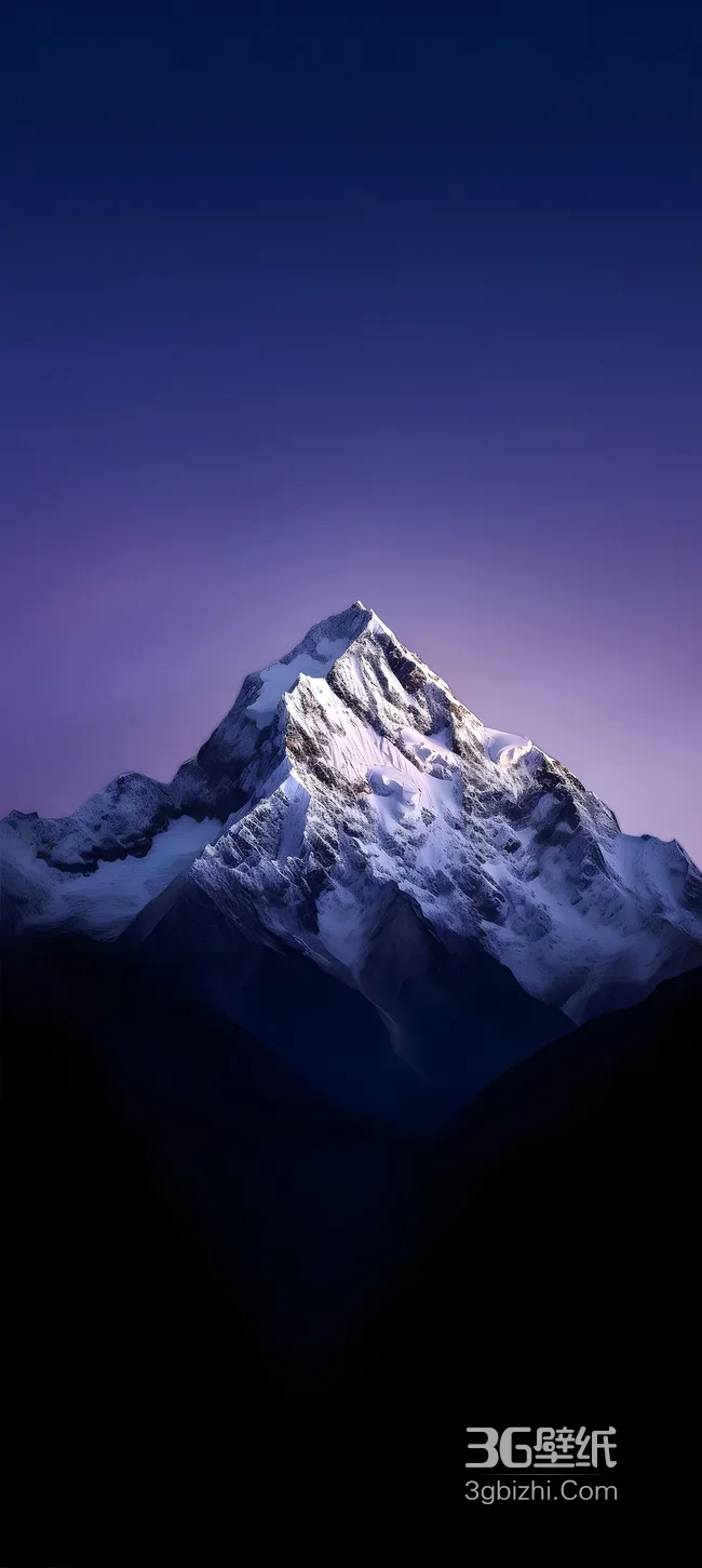 巍峨雪山之巅·唯美写实风 高分辨率雪域意境壁纸1
