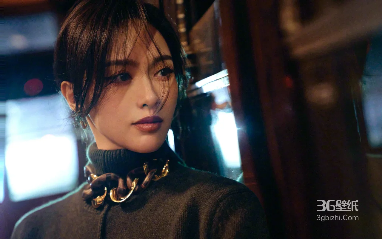 复古氛围感时尚写真 车内高级感电脑壁纸1