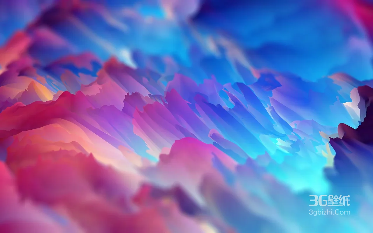 炫彩流体云海·梦幻渐变风 超宽屏电脑壁纸背景1