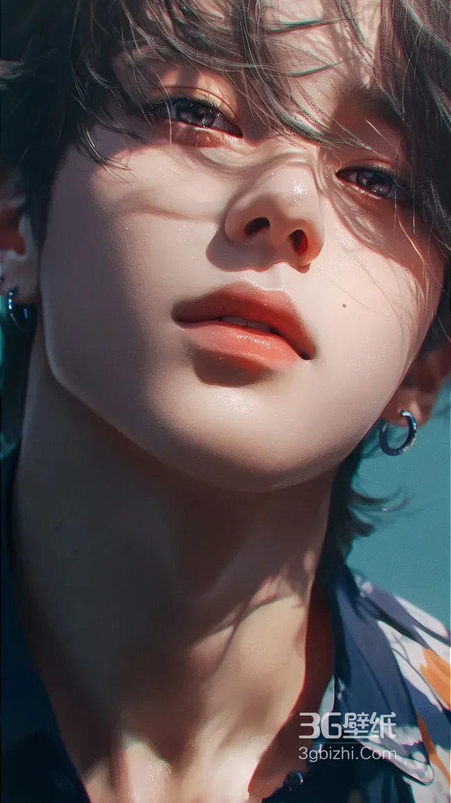 氛围感帅哥·写实光影风 艺术创作手机壁纸1