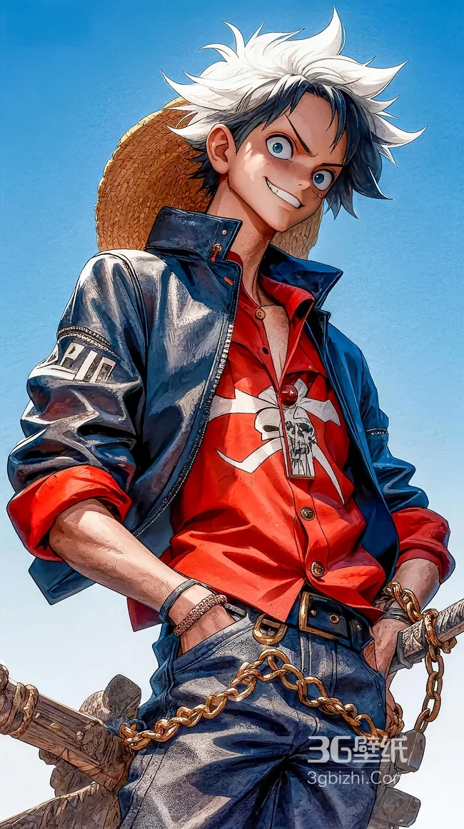路飞·草帽船长 写实风海贼王超燃手机壁纸1