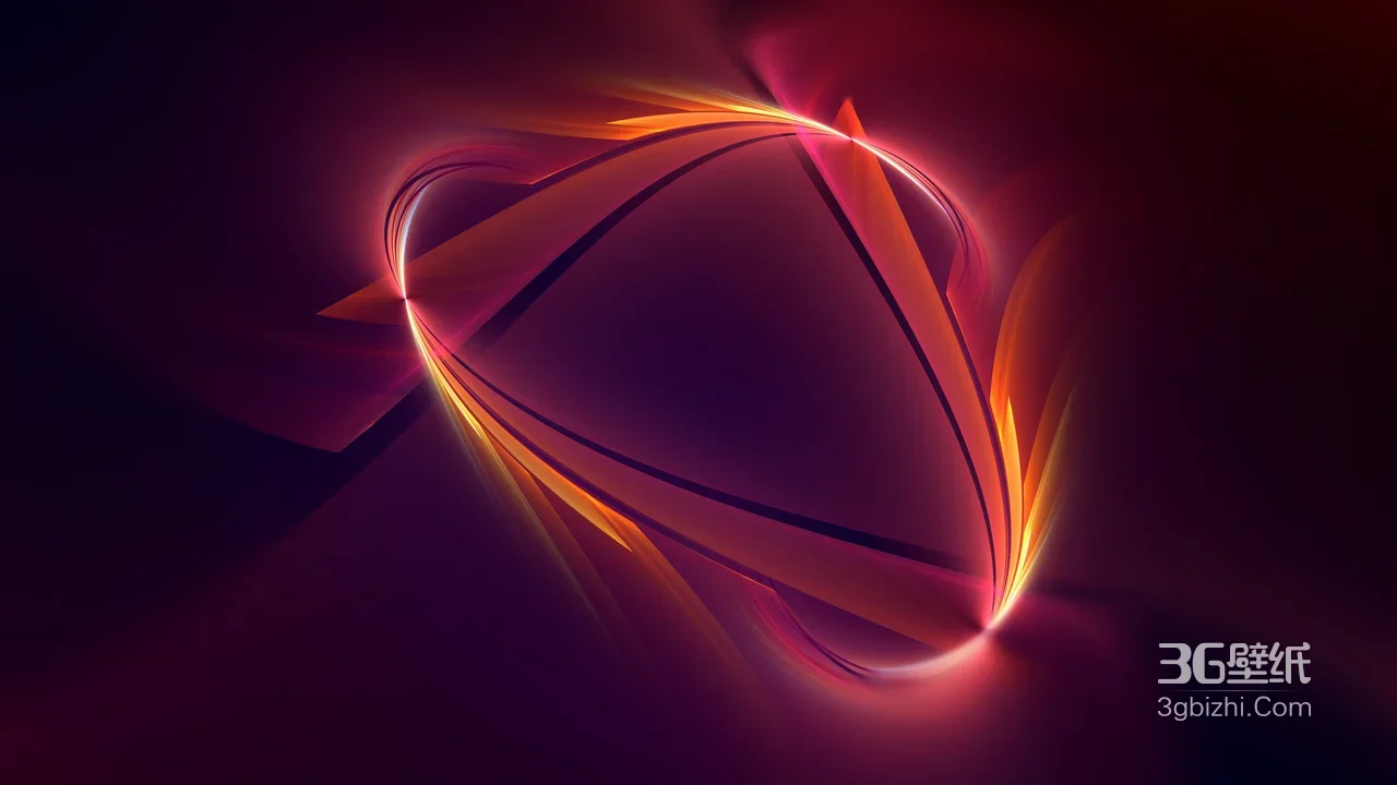 炫彩流体光效几何图形·梦幻科技风 抽象光影电脑壁纸1