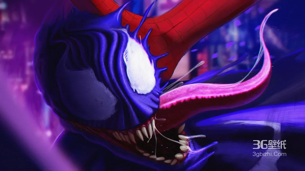 蜘蛛侠·共生体怪物化 暗黑动漫风 多元宇宙壁纸1
