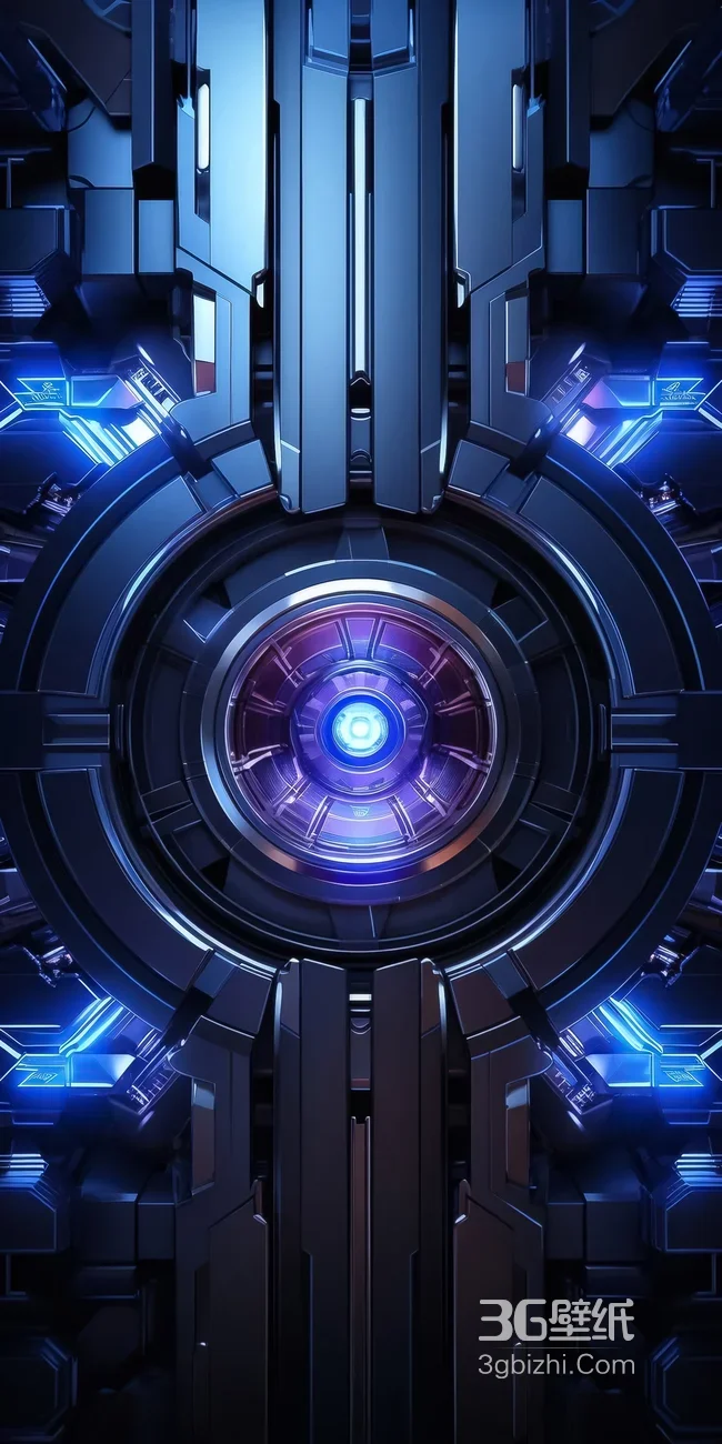 机械核心装置·赛博朋克风 未来科技手机壁纸1