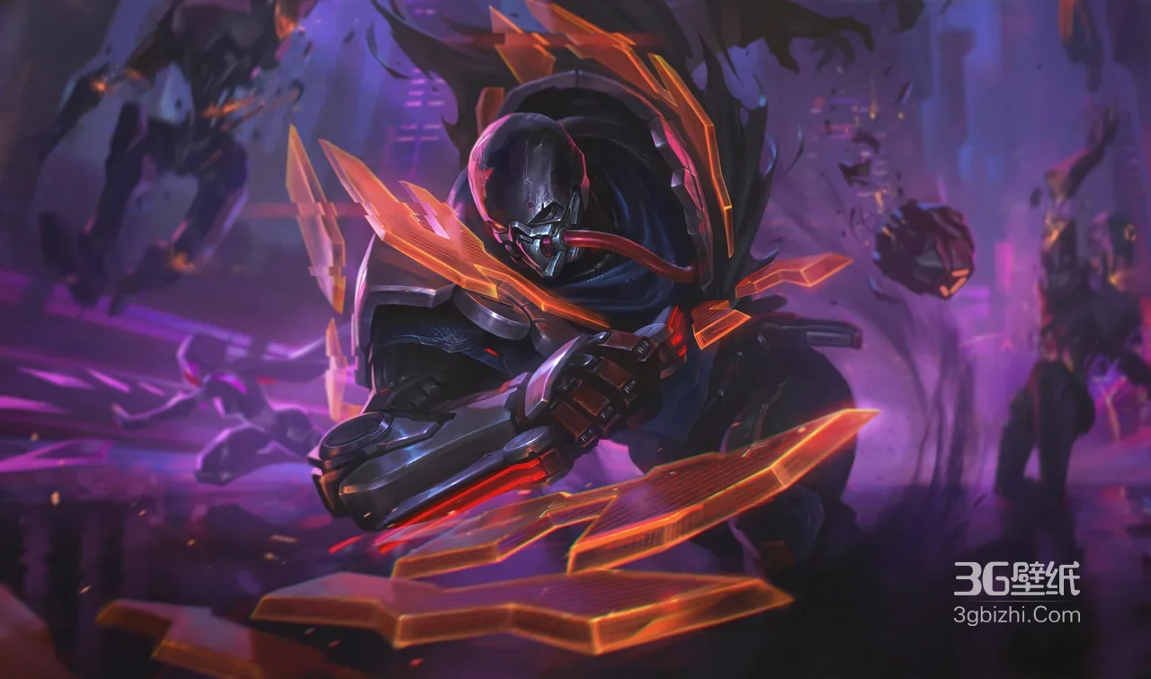 英雄联盟·派克·机甲利刃赛博朋克暗黑游戏壁纸1