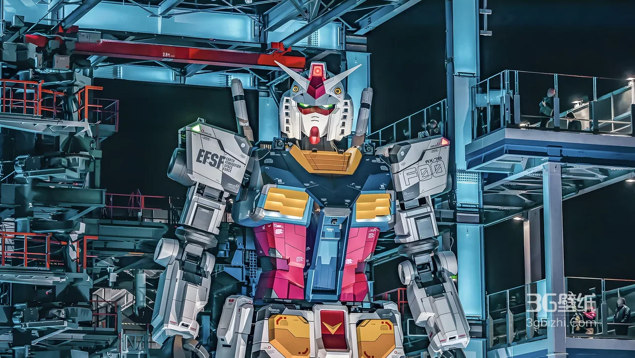 RX-78-2高达·机械写实风 机动战士高达动漫电脑壁纸1