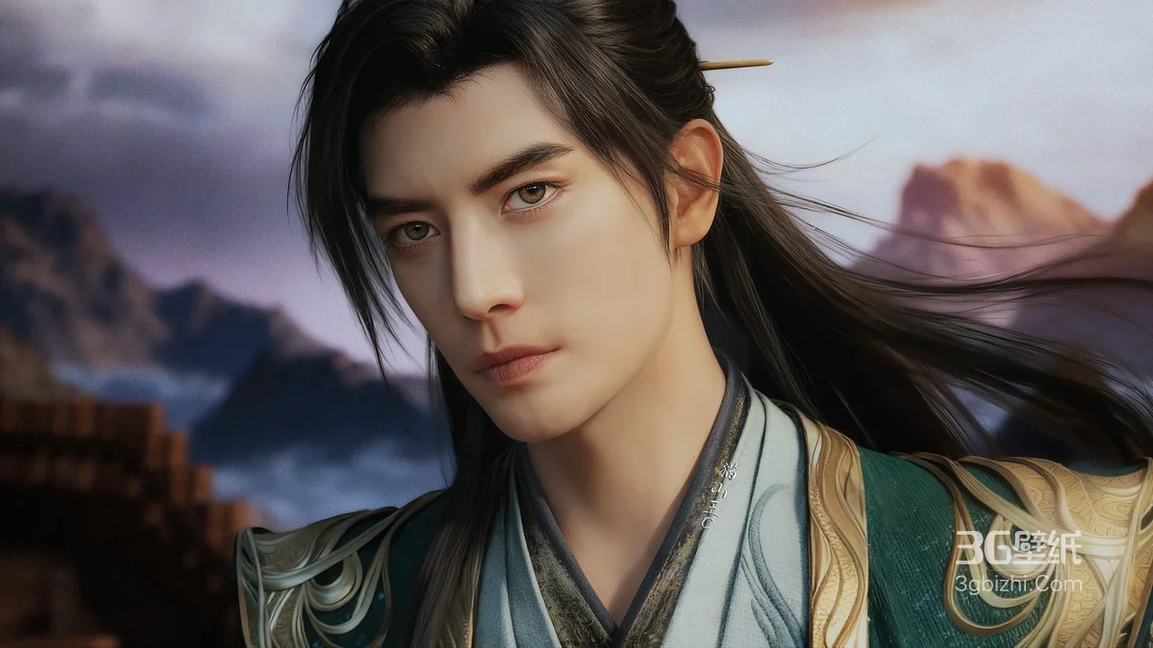 帅哥韩立·华丽结婴服 国风写实国漫角色宽屏电脑壁纸推荐1