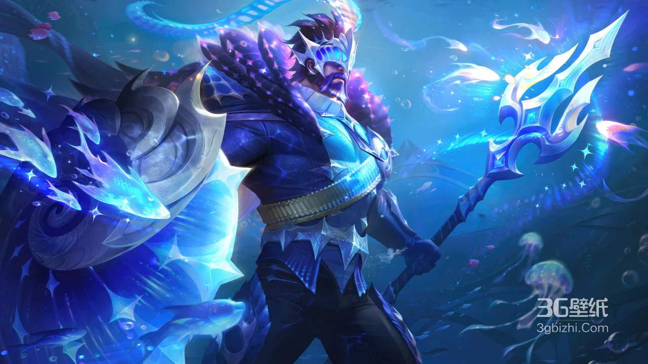 星界诺提勒斯·深海威严 梦幻海洋英雄联盟壁纸1