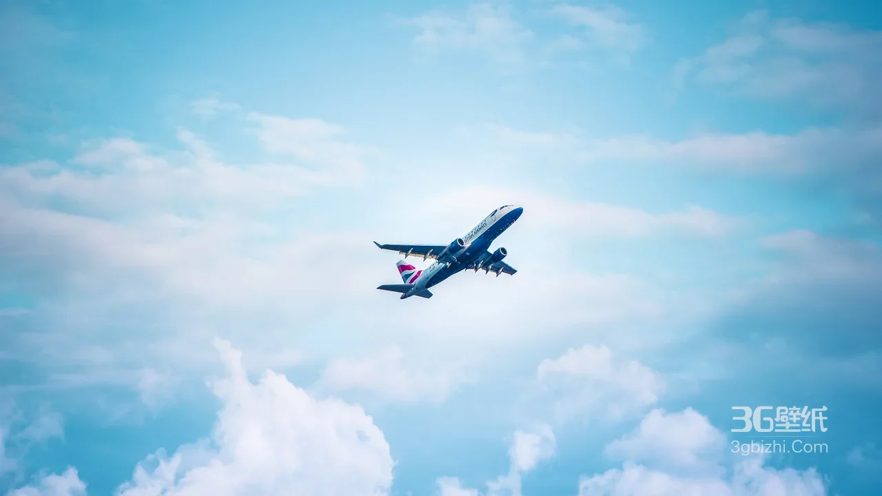 民航客机·清新写实风 云海蓝天电脑壁纸精选1
