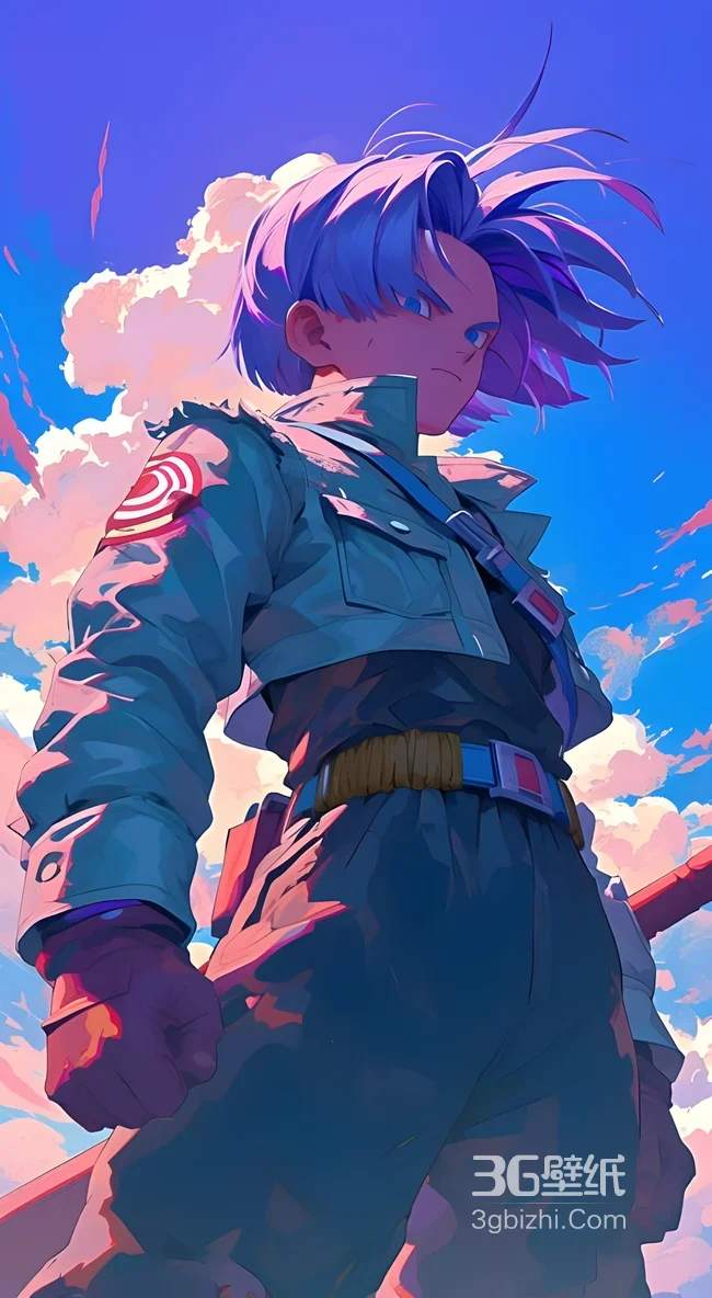 特兰克斯·未来战士 龙珠二次元炫彩热血壁纸（高热度：龙珠动漫壁纸）1