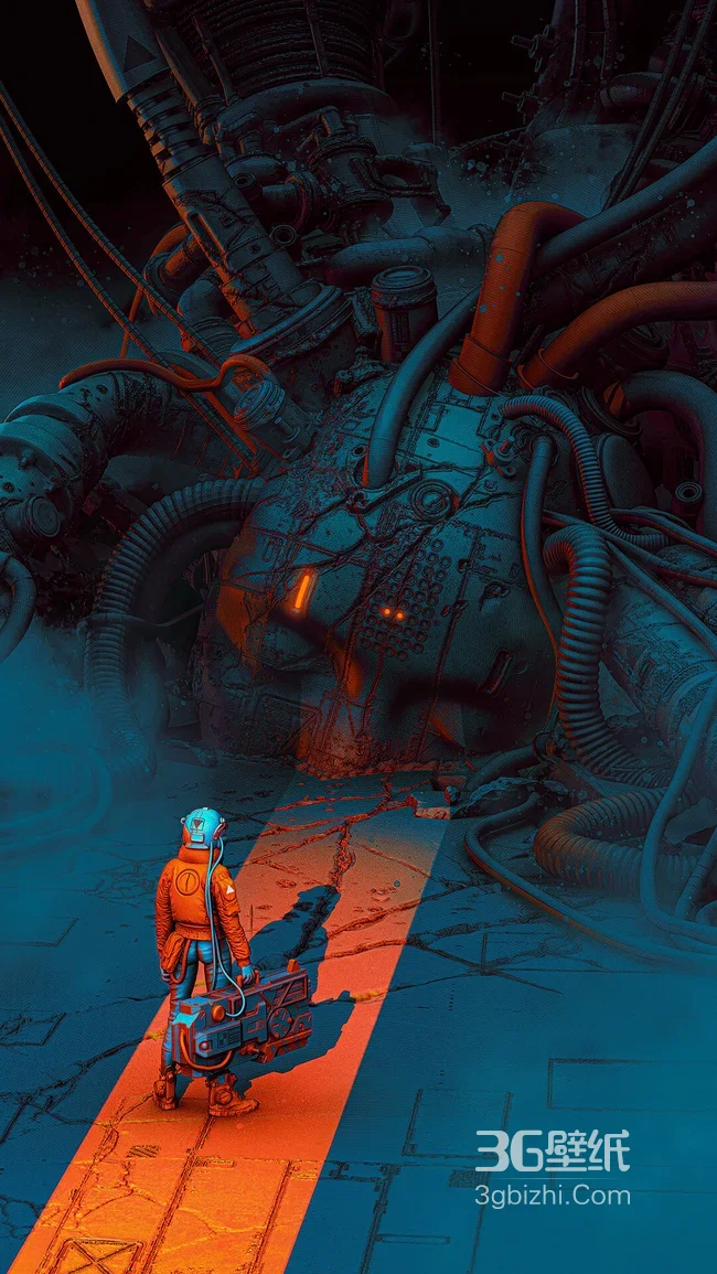 宇航者·机械核心 赛博朋克风 未来科幻手机壁纸推荐1