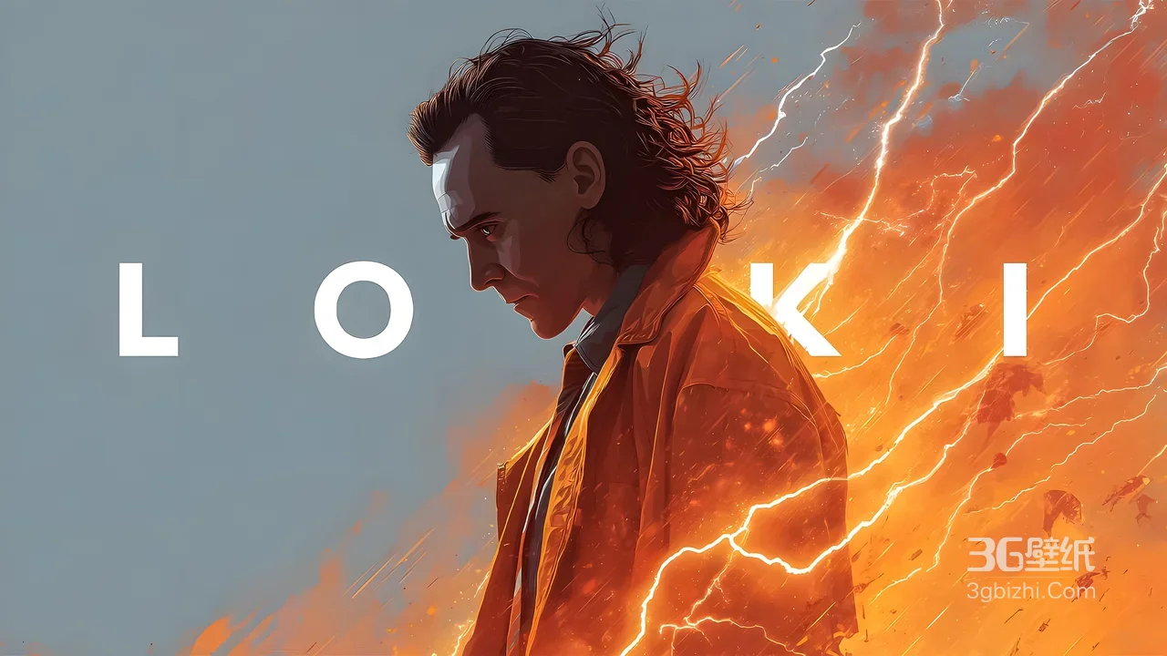 洛基·火焰闪电环绕 写实风 影视《洛基》高燃壁纸1