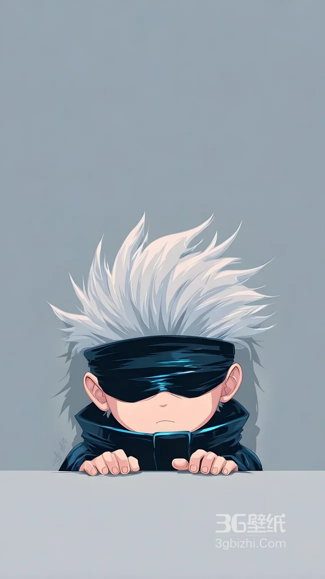 五条悟·Q版萌系风（咒术回战）高人气角色壁纸1