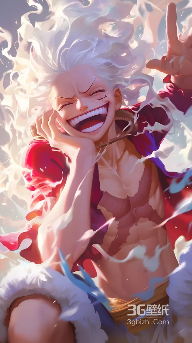蒙奇·D·路飞（尼卡形态）动漫写实风 航海王热血壁纸1