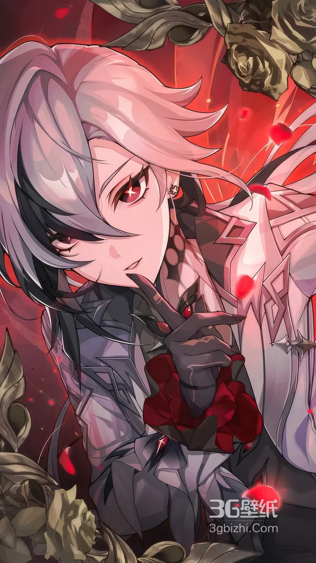 卡芙卡·暗红玫瑰诡影 崩坏星穹铁道暗黑壁纸1