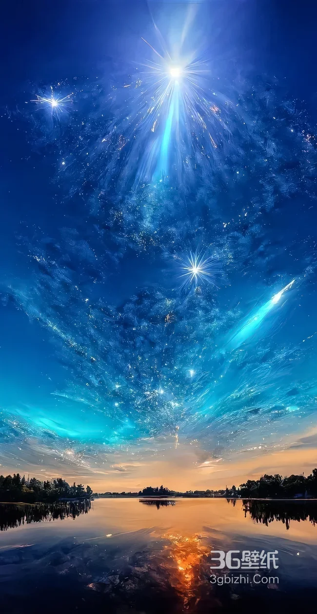 星空湖泊流星星辰·唯美梦幻风 超浪漫宇宙手机壁纸1