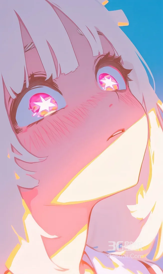 星瞳白发少女·二次元唯美风 手机壁纸1