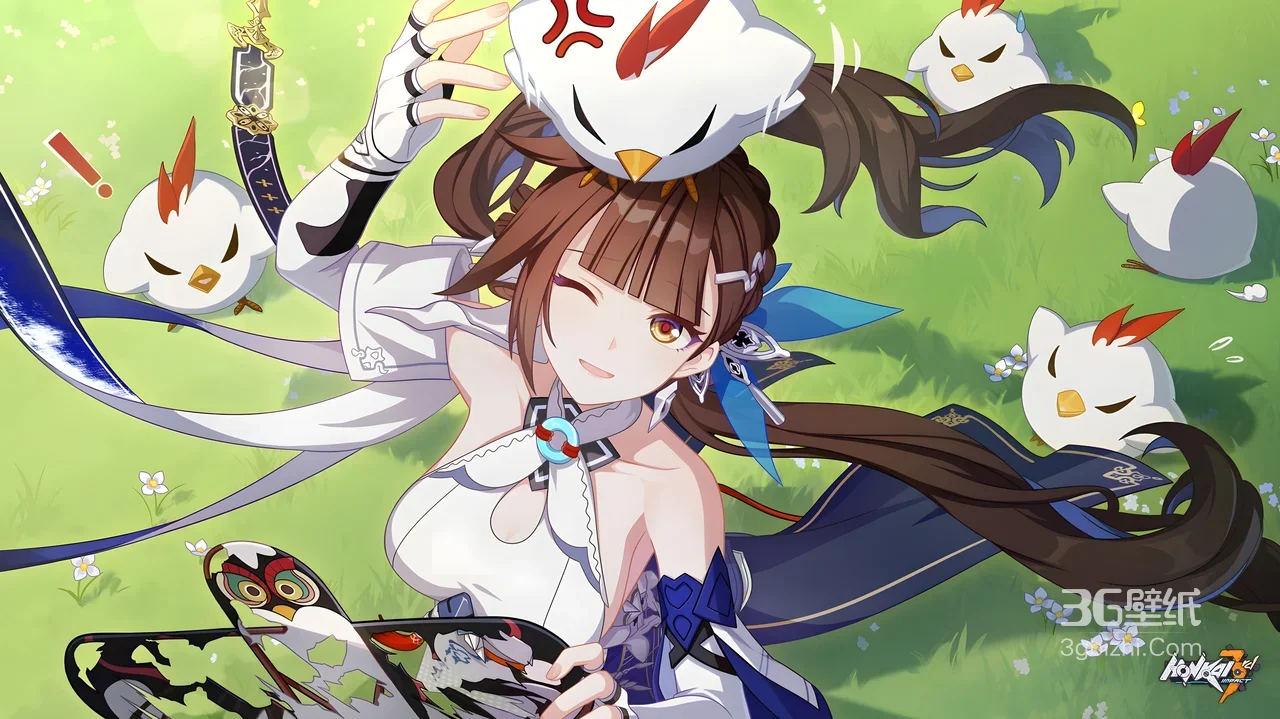 李素裳·萌鸡互动 国风崩坏3游戏壁纸 高清晰宽屏1