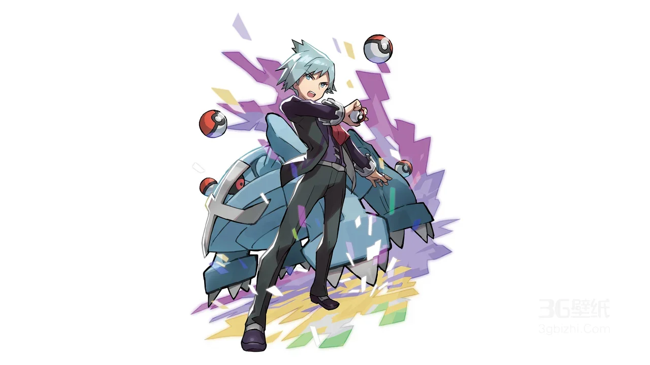 大吾·巨金怪相伴 二次元宝可梦游戏电脑壁纸1