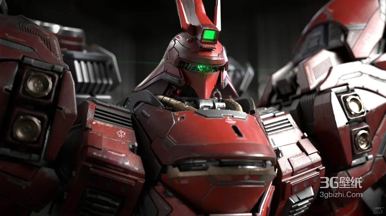 红色写实科幻机甲·机械风 高热度机甲主题壁纸1