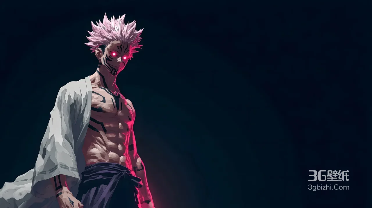 两面宿傩·术式纹路觉醒 暗黑风咒术回战动漫壁纸 高人气动漫角色壁纸1