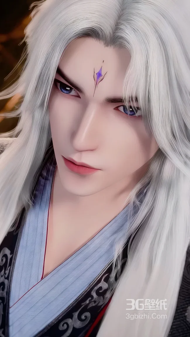 帅哥王林元婴装·国漫国风精致额饰 唯美古风手机壁纸1